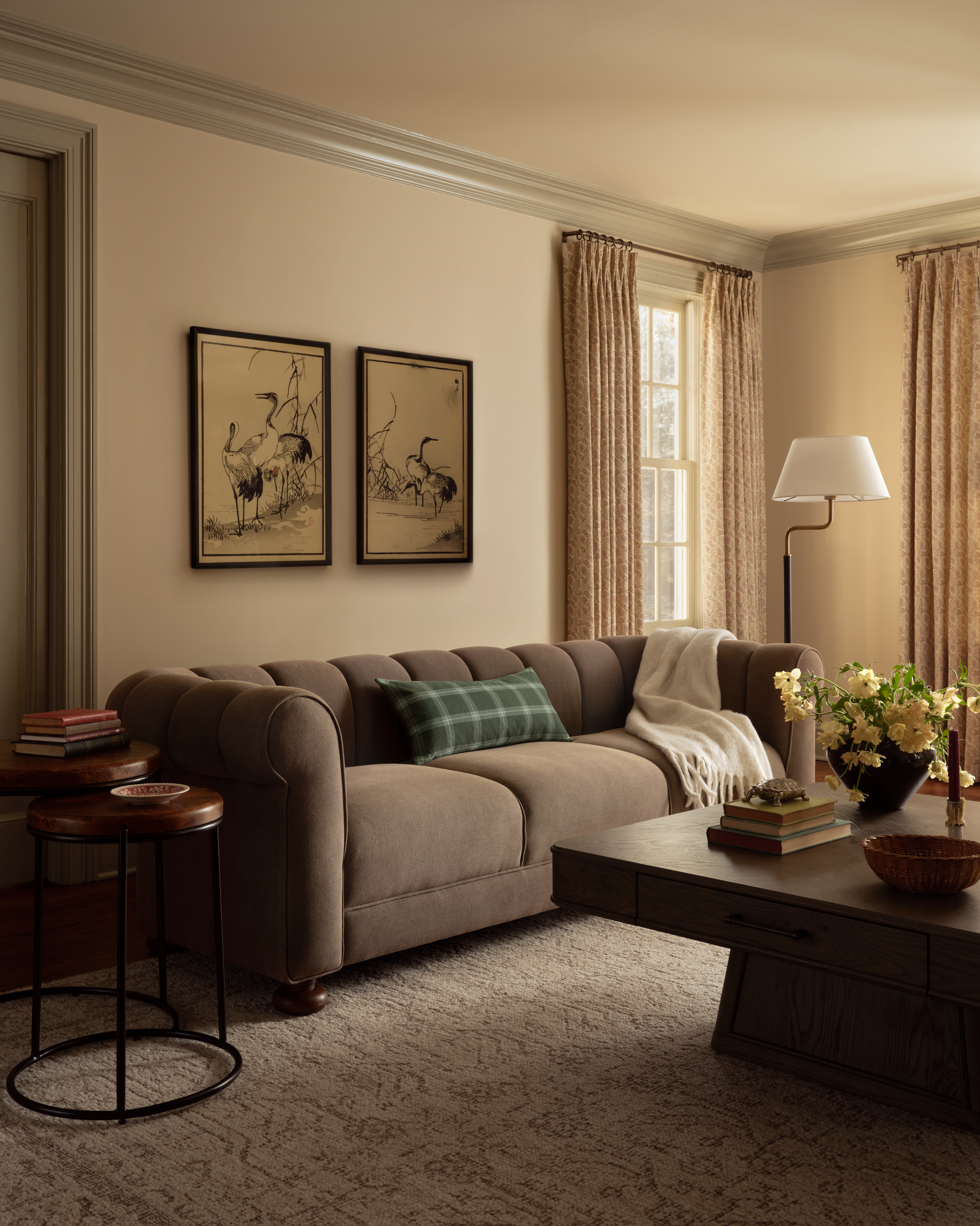 Morison Leather Wrapped Floor Lamp | Joon Loloi